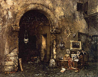 古玩店 The Antiquary Shop (1879)，威廉·梅里特·切斯