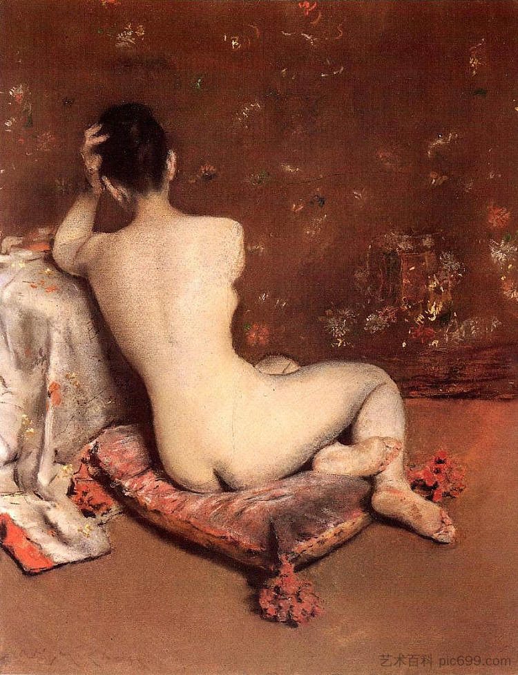 模型 The Model (c.1887 - c.1888)，威廉·梅里特·切斯