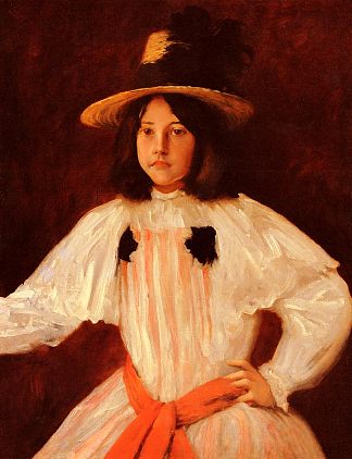 红腰带 The Red Sash (1895)，威廉·梅里特·切斯