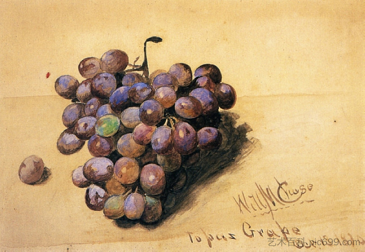 黄玉葡萄 Topaz Grapes (1870)，威廉·梅里特·切斯