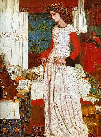 美丽的伊瑟尔特 La belle Iseult (1858)，威廉·莫里斯
