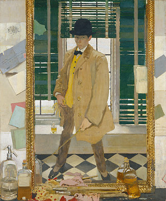 自画像 Self-portrait (1910)，威廉·奥宾