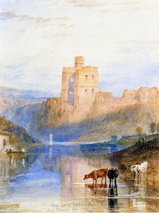 特威德河畔的诺汉姆城堡 Norham Castle on the Tweed (c.1822)，J.M.W.特纳