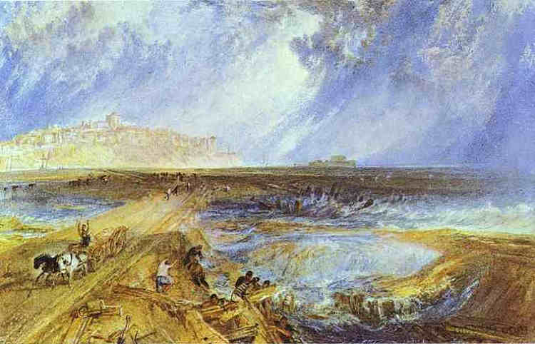 黑麦，苏塞克斯 Rye, Sussex (c.1823)，J.M.W.特纳