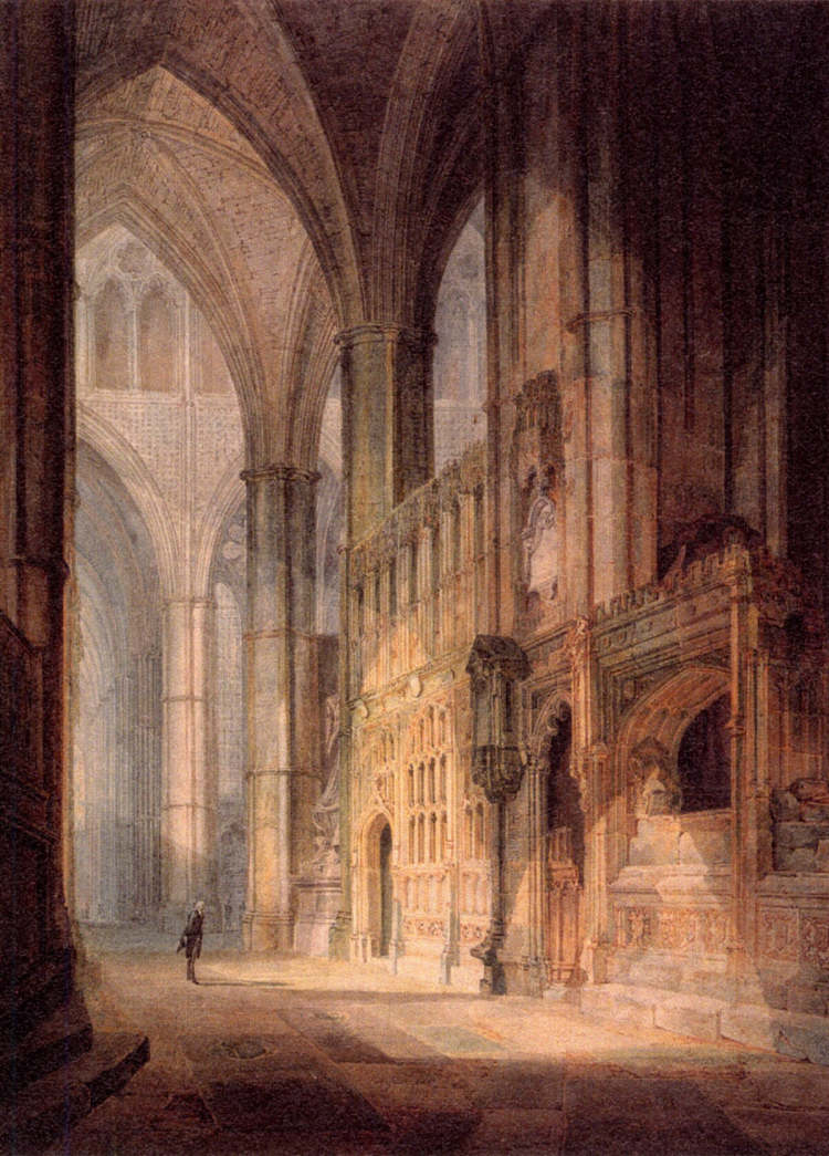 圣伊拉斯谟在主教伊斯利普斯教堂，威斯敏斯特大教堂 St. Erasmus in Bishop Islips Chapel, Westminster Abbey，J.M.W.特纳