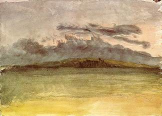 乌云日落 Storm Clouds Sunset (c.1825)，J.M.W.特纳