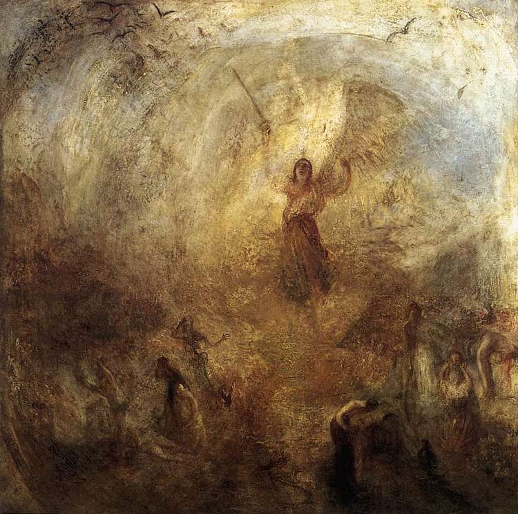 站在阳光下的天使 The Angel Standing in the Sun (1846)，J.M.W.特纳