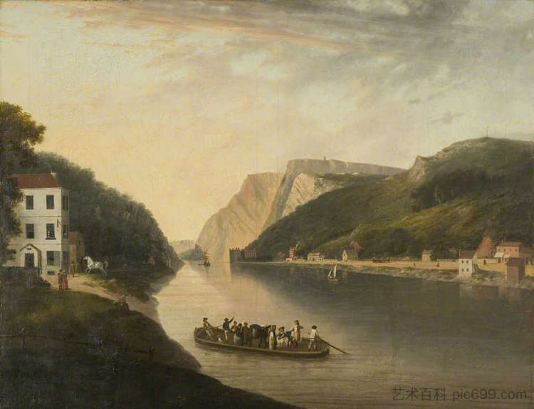 霍特韦尔斯和罗纳姆渡轮 Hotwells and Rownham Ferry (1789)，威廉·威廉姆斯