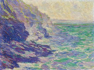 海边景观 Landscape by the sea (1904)，威利·施洛巴赫