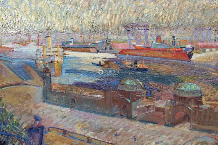汉堡港 Port of Hamburg (1928)，威利·施洛巴赫