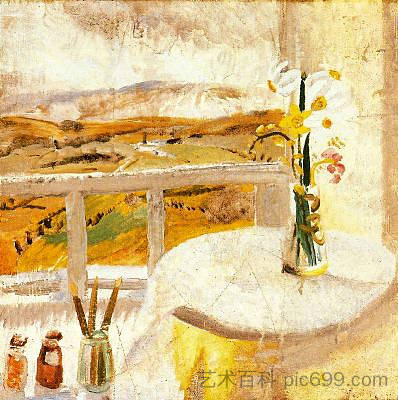 卧室窗户, 班克斯黑德 Bedroom Window, Bankshead,威尼弗雷德·尼科尔森