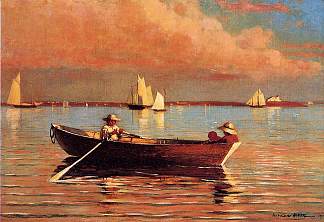 格洛斯特港 Gloucester Harbor (1873)，温斯洛·荷默