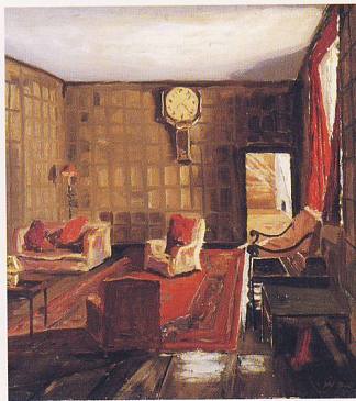 布雷克尔斯的房间，诺福克 A Room at Breccles, Norfolk (1920)，温斯顿·丘吉尔
