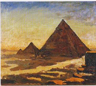 在金字塔 At the Pyramids，温斯顿·丘吉尔