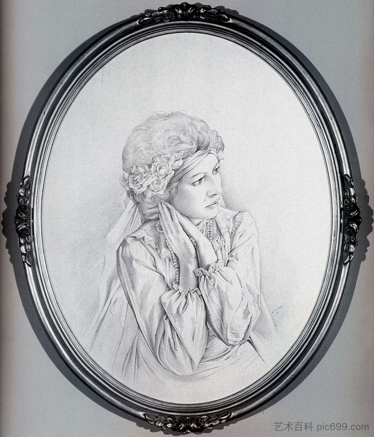 马利拉的肖像 Portrait of Malyra,沃吉切希苏达马克