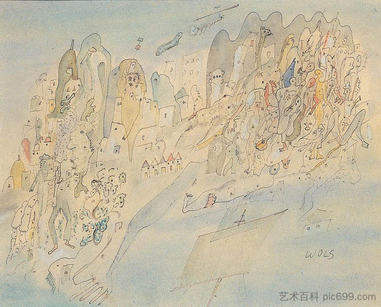 无题 Sin título (1940)，沃尔斯