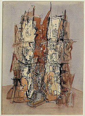 无题（大教堂） Untitled (Cathedral) (1945)，沃尔斯