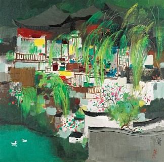 沈园之梦 A Dream of Shen Garden (1998)，吴冠中