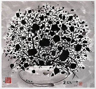 花 Flower (2000)，吴冠中