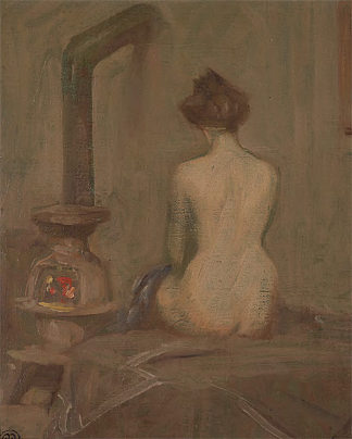女孩着装 Girl Dressing (1900)，泽维尔·马丁内斯