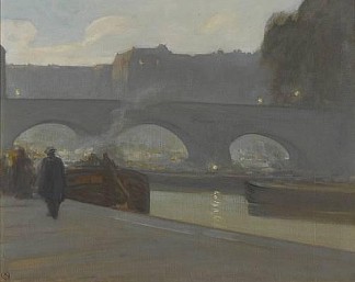 新桥， 巴黎 Pont Neuf, Paris (1900)，泽维尔·马丁内斯