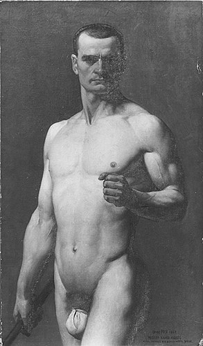学术裸体 Academic Nude (1867)，泽维尔·梅勒里
