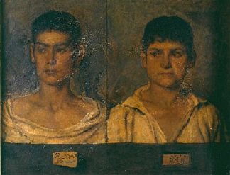年轻罗马人的两个头 Two Heads Of Young Romans，泽维尔·梅勒里