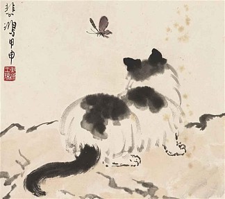 小猫与蝴蝶 Kitten with Butterfly (1944)，徐北红