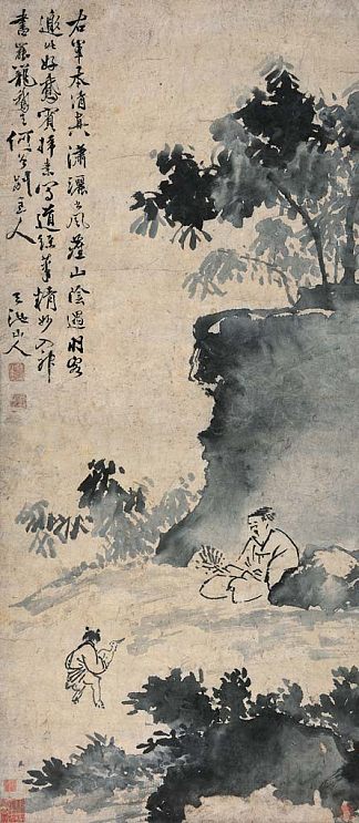 王羲之 捉鹅 Wang Xizhi Catching The Goose，徐渭