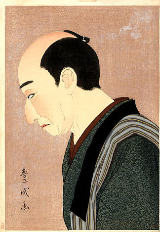 片冈二左卫门XI 饰 柿右卫门 Kataoka Nizaemon XI as Kakiemon (1920)，山村豊成