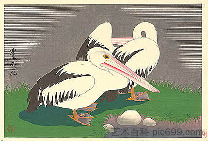 鹈鹕 Pelicans (1924)，山村豊成