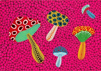 蘑菇 Mushrooms (1995)，草间弥生
