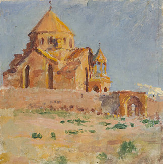 圣赫里普西姆教堂。埃奇米阿津 Saint Hripsime Church. Etchmiadzin (1913)，叶吉舍·塔杰沃相