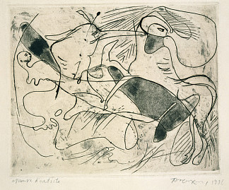 半人马和拉皮斯 Centaurs and Lapiths (1936)，亚尼斯·查罗契斯