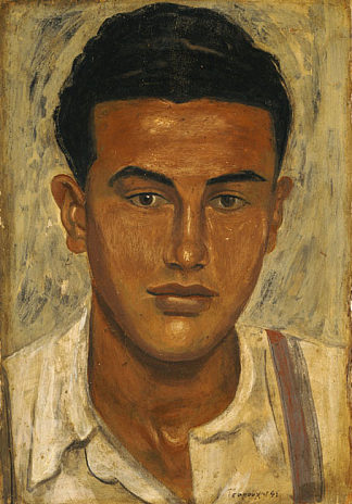 青年领袖 Head of a Youth (1941)，亚尼斯·查罗契斯