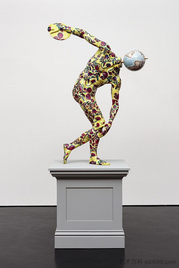 掷铁饼者(迈伦之后) DISCUS THROWER (AFTER MYRON) (2016),因卡·肖尼巴雷