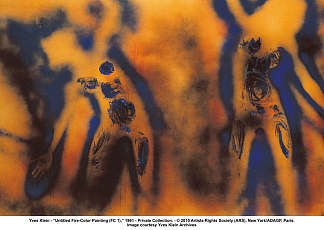 火画 Fire Painting (1961)，伊夫·克莱因