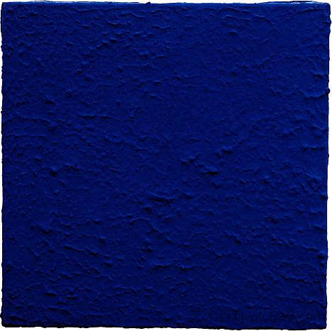 无题蓝色单色 Untitled Blue Monochrome (c.1959)，伊夫·克莱因