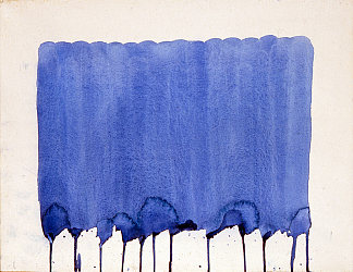 无题蓝色单色 Untitled Blue Monochrome (1957)，伊夫·克莱因