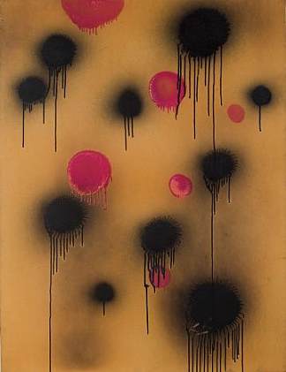 无题彩色火画 Untitled Color Fire Painting (1961)，伊夫·克莱因