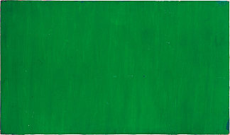 无题绿色单色 Untitled Green Monochrome (c.1955)，伊夫·克莱因