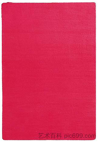 无题粉色单色 Untitled Pink Monochrome (c.1957)，伊夫·克莱因