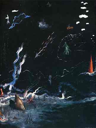 风暴（黑色风景） Storm(Black Landscape) (1926)，伊夫·唐吉