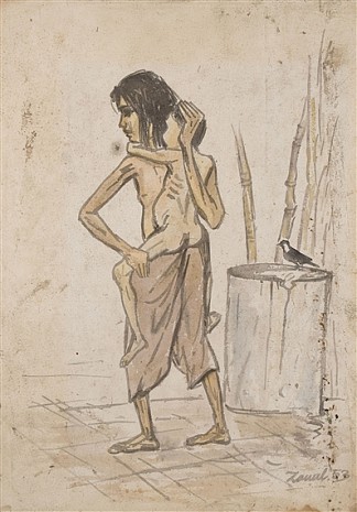 饥荒系列 Famine Series (1953; Bangladesh                     )，扎伊努尔·阿贝丁