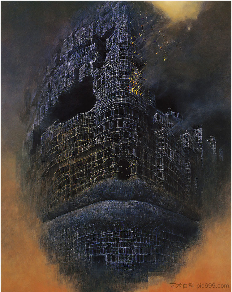 无题 Untitled (1980; Poland ),济斯瓦夫·贝克辛斯基
