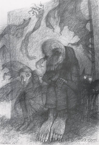 无题 Untitled,济斯瓦夫·贝克辛斯基