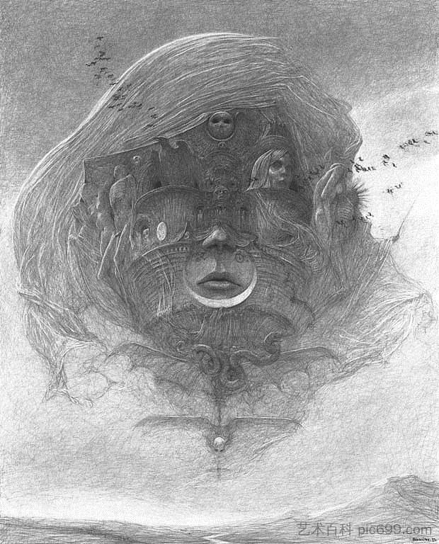 无题 Untitled,济斯瓦夫·贝克辛斯基