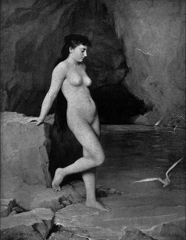 蔚蓝石窟的仙女 La Nymphe de la Grotte d'Azur，让·本纳