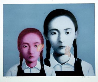 两姐妹 Two Sisters (2003)，张晓刚