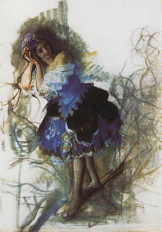 舞蹈家 Dancer (1922 – 1924)，齐内达·塞莱布里阿库娃